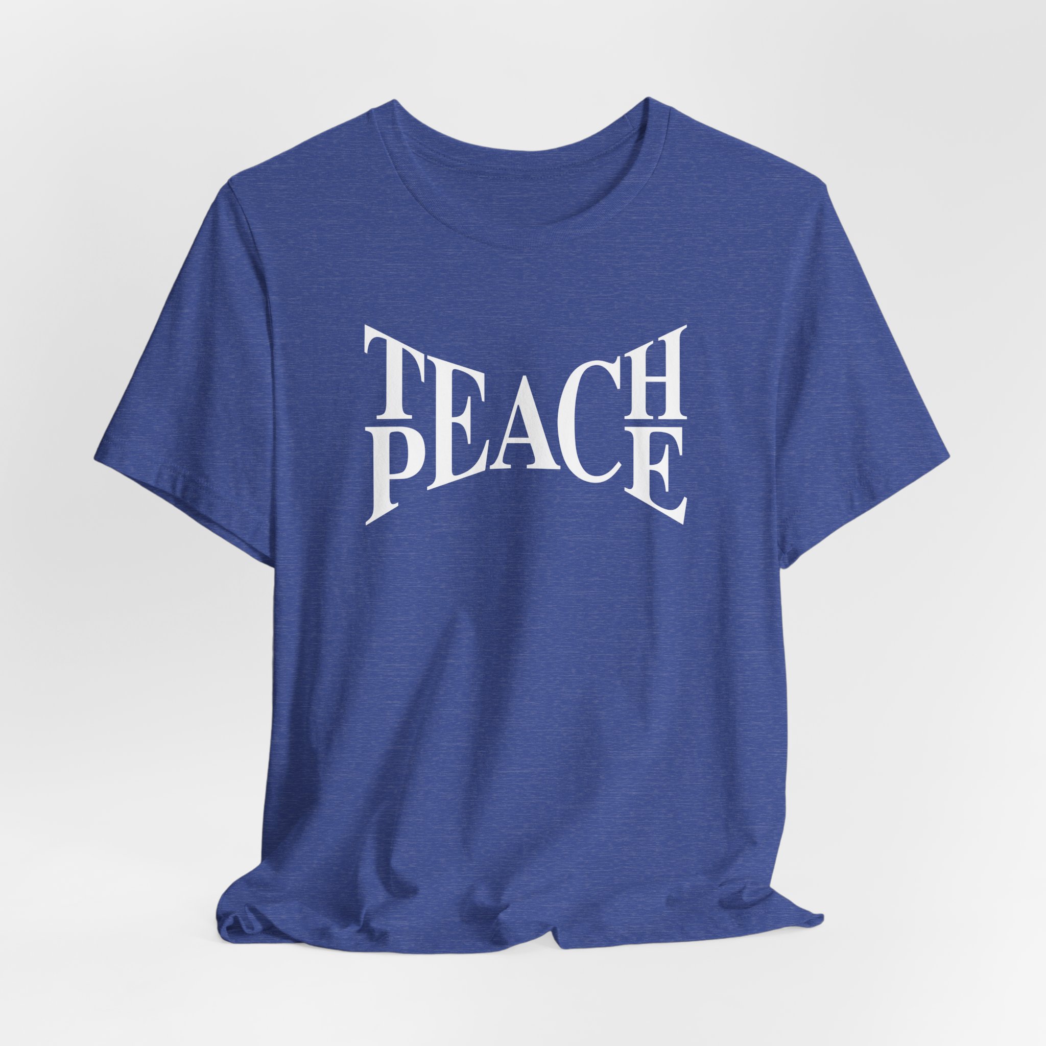 (14 Colors) Unisex Spiritual Playdate Teach Peace T Shirt